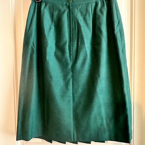 Executive Collection Women’s 2pc Green Plaid Skirt Suit Size 12 - Picture 10 of 11